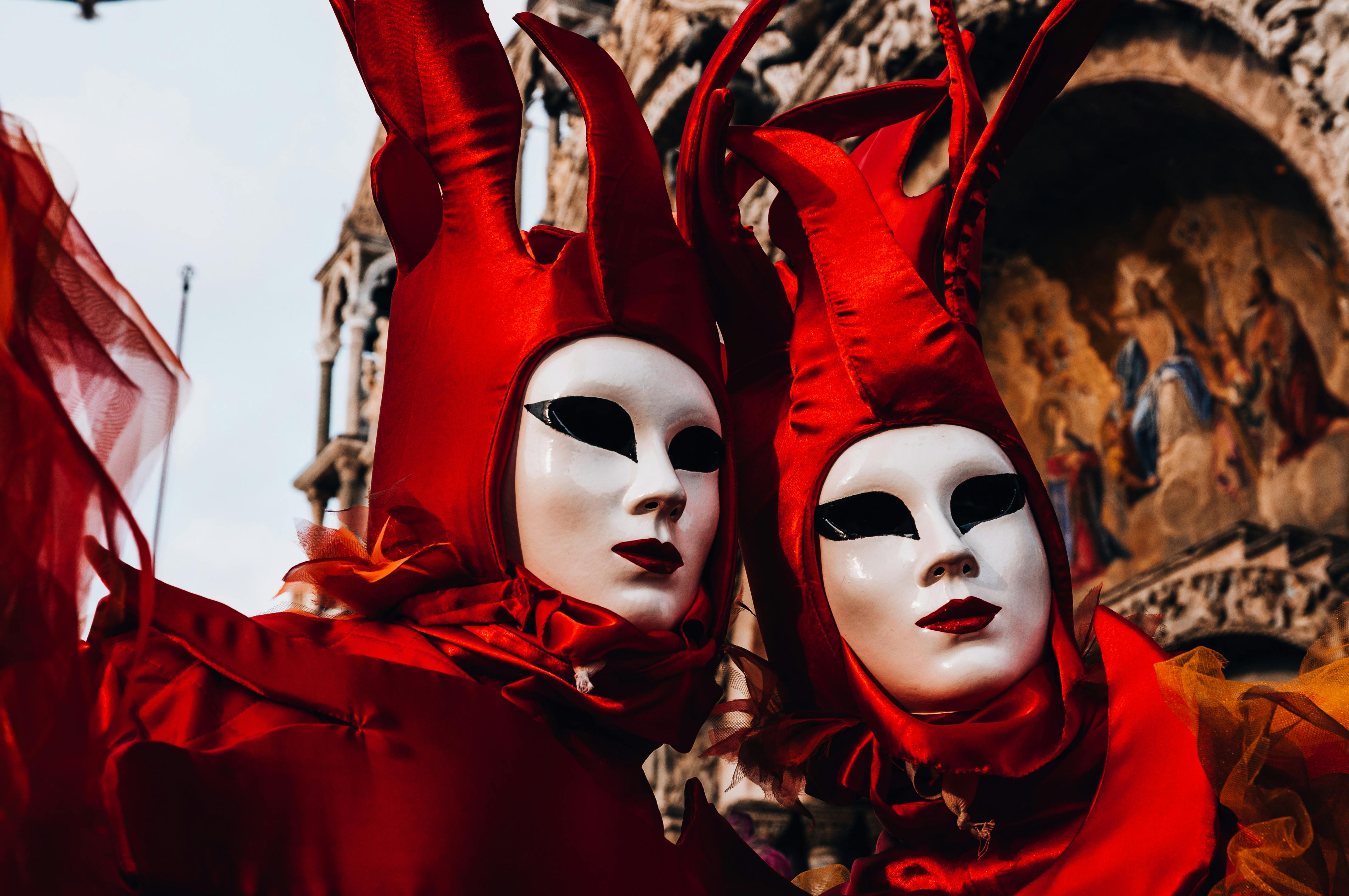 personne déguisées pour le carnaval